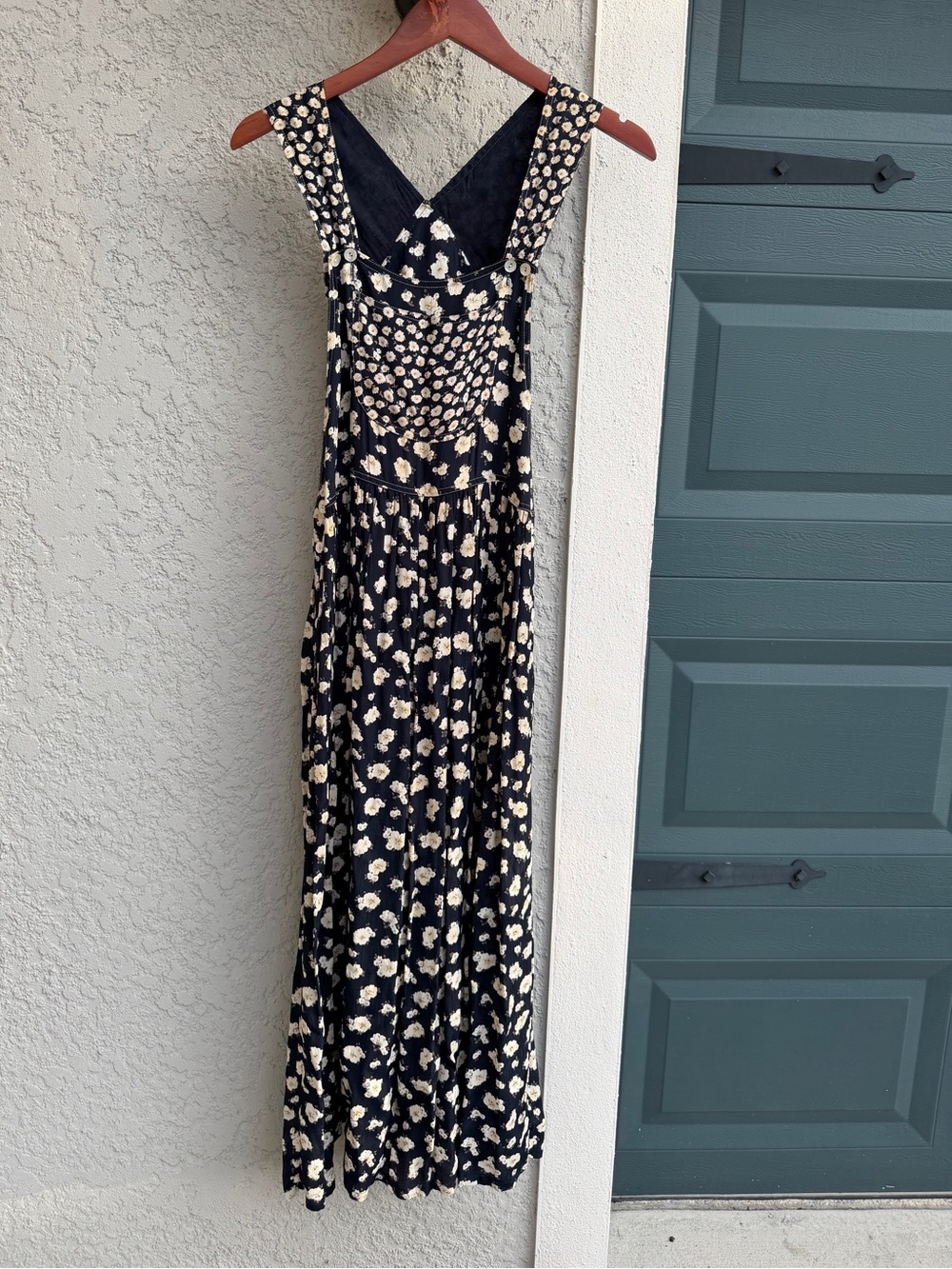 Vintage Rene Derhy Collection Original Floral Rayon Dress Cottagecore Boho L